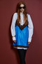 【予約販売】Lace-Trim Faux Leather Tunic/レーストリムフェイクレザーチュニック メゾンスペシャル/MAISON SPECIAL