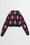 【予約販売】Argyle Cardigan/アーガイルカーデ メゾンスペシャル/MAISON SPECIAL