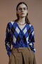 【予約販売】Argyle Cardigan/アーガイルカーデ メゾンスペシャル/MAISON SPECIAL