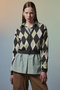 【予約販売】Argyle Cardigan/アーガイルカーデ メゾンスペシャル/MAISON SPECIAL