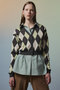 【予約販売】Argyle Cardigan/アーガイルカーデ メゾンスペシャル/MAISON SPECIAL