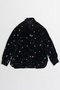 【予約販売】Flower Embroidery Velour Overshirt/フラワーエンブロイダリーベロアオーバーシャツ メゾンスペシャル/MAISON SPECIAL BLK(ブラック)