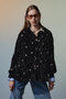 【予約販売】Flower Embroidery Velour Overshirt/フラワーエンブロイダリーベロアオーバーシャツ メゾンスペシャル/MAISON SPECIAL