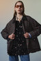 【予約販売】Flower Embroidery Velour Overshirt/フラワーエンブロイダリーベロアオーバーシャツ メゾンスペシャル/MAISON SPECIAL