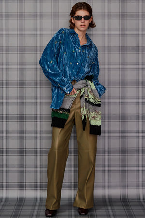 メゾンスペシャル/MAISON SPECIALの【予約販売】Flower Embroidery Velour Overshirt/フラワーエンブロイダリーベロアオーバーシャツ(110400/110403)