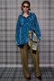 【予約販売】Flower Embroidery Velour Overshirt/フラワーエンブロイダリーベロアオーバーシャツ メゾンスペシャル/MAISON SPECIAL