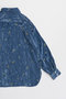 【予約販売】Flower Embroidery Velour Overshirt/フラワーエンブロイダリーベロアオーバーシャツ メゾンスペシャル/MAISON SPECIAL