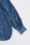 【予約販売】Flower Embroidery Velour Overshirt/フラワーエンブロイダリーベロアオーバーシャツ メゾンスペシャル/MAISON SPECIAL