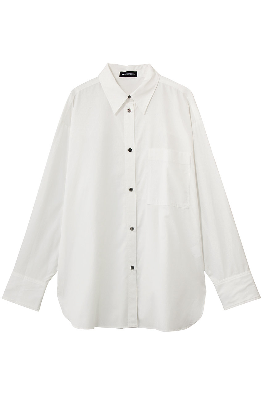 MAISON SPECIAL Ordinary Shirt/オーディナリーシャツ (WHT(ホワイト), FREE) メゾンスペシャル ELLE SHOP