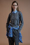 【予約販売】Bow-Tie Crew Cardigan/ボウタイクルーカーディガン メゾンスペシャル/MAISON SPECIAL GRY(グレー)