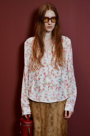 メゾンスペシャル/MAISON SPECIALの【予約販売】Flower Print Shirt/フラワープリントシャツ(110400/110403)