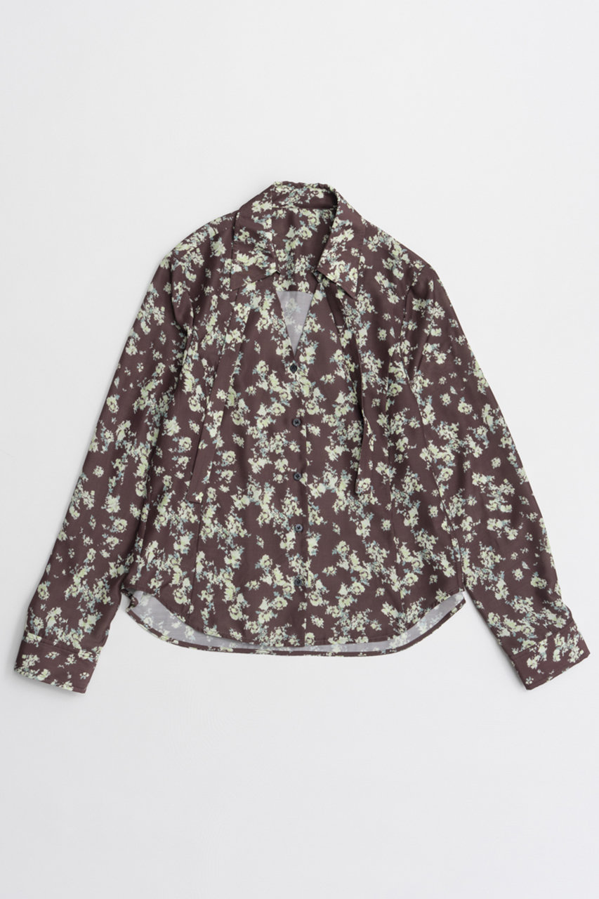 メゾンスペシャル/MAISON SPECIALの【予約販売】Flower Print Shirt/フラワープリントシャツ(BRN(ブラウン)/21262315806)