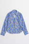 【予約販売】Flower Print Shirt/フラワープリントシャツ メゾンスペシャル/MAISON SPECIAL BLU(ブルー)