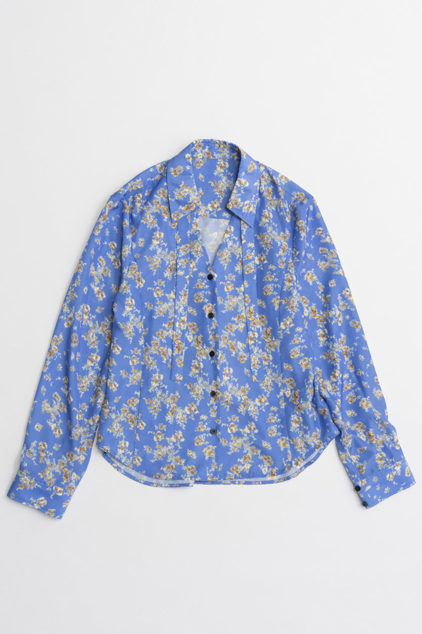 メゾンスペシャル/MAISON SPECIALの【予約販売】Flower Print Shirt/フラワープリントシャツ(BLU(ブルー)/21262315806)