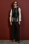 【予約販売】Multi-Fringe Faux Leather Vest/マルチフリンジフェイクレザーベスト メゾンスペシャル/MAISON SPECIAL