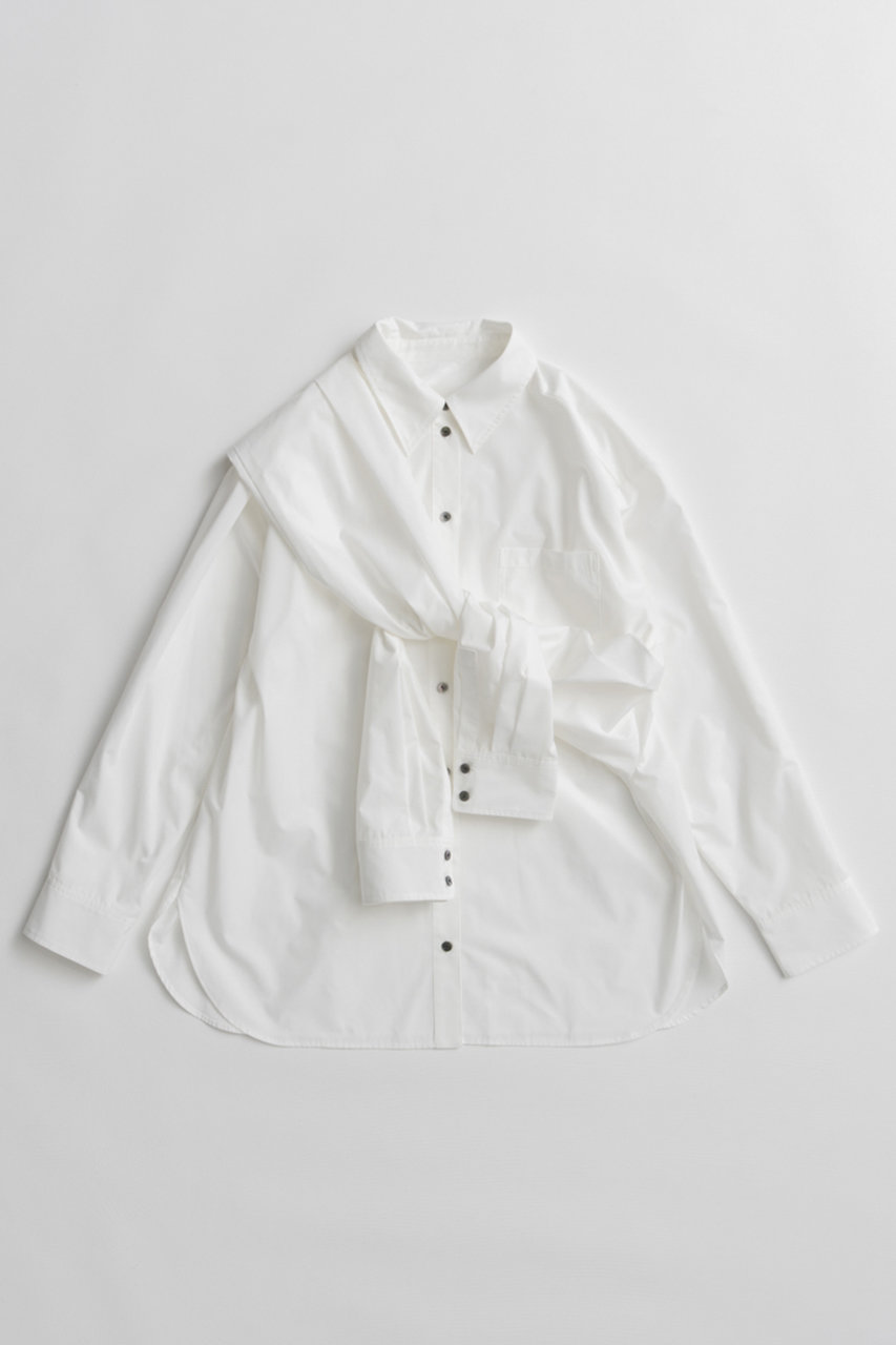 メゾンスペシャル/MAISON SPECIALの【予約販売】Fake Sleeve Shirt/フェイクスリーブシャツ(WHT(ホワイト)/21262316002)