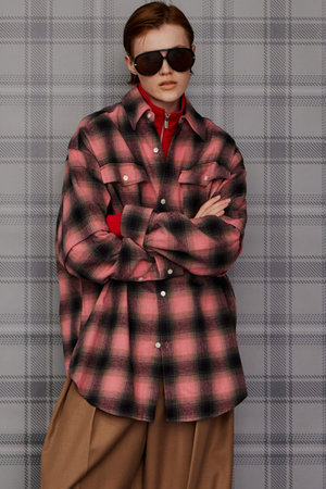 メゾンスペシャル/MAISON SPECIALの【予約販売】2WAY Check Overshirt/2WAYチェックオーバーシャツ(110400/110403)