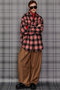 【予約販売】2WAY Check Overshirt/2WAYチェックオーバーシャツ メゾンスペシャル/MAISON SPECIAL