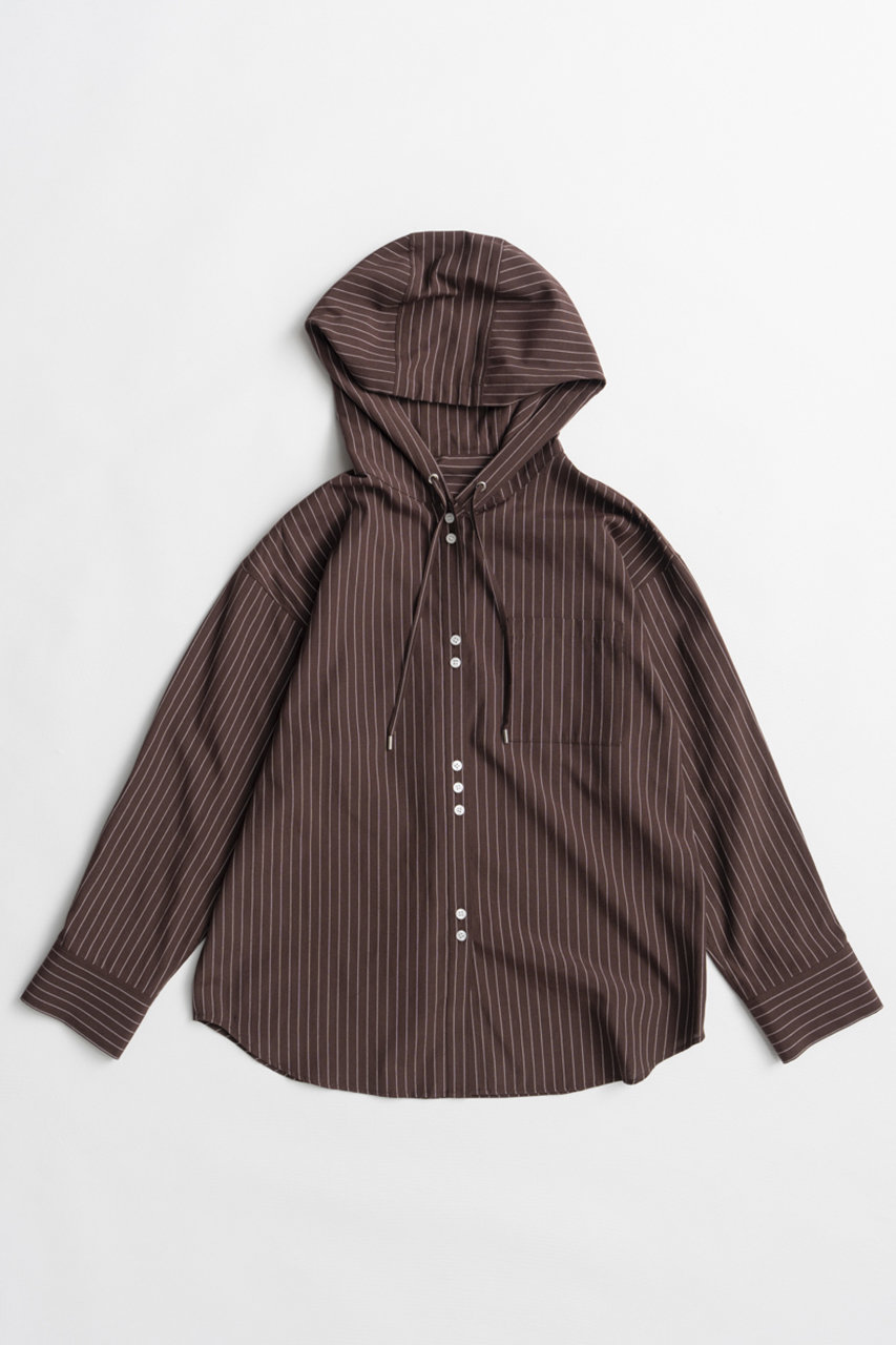 メゾンスペシャル/MAISON SPECIALの【予約販売】Loose Hoodie Shirt/ルーズフーディーシャツ(GRY(グレー)/21262316302)