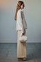 【予約販売】Tuck Pleated Peplum Shirt/タックプリーツペプラムシャツ メゾンスペシャル/MAISON SPECIAL