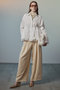 【予約販売】Tuck Pleated Peplum Shirt/タックプリーツペプラムシャツ メゾンスペシャル/MAISON SPECIAL