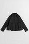 【予約販売】Tuck Pleated Peplum Shirt/タックプリーツペプラムシャツ メゾンスペシャル/MAISON SPECIAL BLK(ブラック)