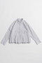 【予約販売】Tuck Pleated Peplum Shirt/タックプリーツペプラムシャツ メゾンスペシャル/MAISON SPECIAL GRY(グレー)