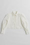 【予約販売】Pintuck Lace Blouse/ピンタックレースブラウス メゾンスペシャル/MAISON SPECIAL O.WHT(オフホワイト)