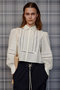 【予約販売】Pintuck Lace Blouse/ピンタックレースブラウス メゾンスペシャル/MAISON SPECIAL