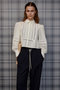 【予約販売】Pintuck Lace Blouse/ピンタックレースブラウス メゾンスペシャル/MAISON SPECIAL