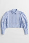 【予約販売】Pintuck Lace Blouse/ピンタックレースブラウス メゾンスペシャル/MAISON SPECIAL S.BLU(スカイブルー)
