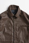 【予約販売】Faux Leather Overshirt/フェイクレザーオーバーシャツ メゾンスペシャル/MAISON SPECIAL