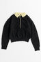 【予約販売】Layered Polo Knit/レイヤードポロニット メゾンスペシャル/MAISON SPECIAL BLK(ブラック)