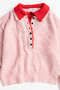 【予約販売】Layered Polo Knit/レイヤードポロニット メゾンスペシャル/MAISON SPECIAL