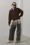 【予約販売】Layered Polo Knit/レイヤードポロニット メゾンスペシャル/MAISON SPECIAL