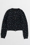 【予約販売】Cable Flower Knit Cardigan/ケーブルフラワーニットカーデ メゾンスペシャル/MAISON SPECIAL BLK(ブラック)