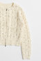【予約販売】Cable Flower Knit Cardigan/ケーブルフラワーニットカーデ メゾンスペシャル/MAISON SPECIAL
