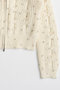 【予約販売】Cable Flower Knit Cardigan/ケーブルフラワーニットカーデ メゾンスペシャル/MAISON SPECIAL