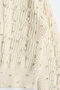 【予約販売】Cable Flower Knit Cardigan/ケーブルフラワーニットカーデ メゾンスペシャル/MAISON SPECIAL