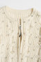 【予約販売】Cable Flower Knit Cardigan/ケーブルフラワーニットカーデ メゾンスペシャル/MAISON SPECIAL