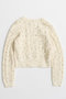 【予約販売】Cable Flower Knit Cardigan/ケーブルフラワーニットカーデ メゾンスペシャル/MAISON SPECIAL