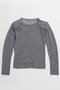 【予約販売】Shoulder Pad Sheer Knit Top/ショルダーパッドシアーニットトップ メゾンスペシャル/MAISON SPECIAL GRY(グレー)