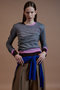 【予約販売】Shoulder Pad Sheer Knit Top/ショルダーパッドシアーニットトップ メゾンスペシャル/MAISON SPECIAL