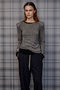 【予約販売】Shoulder Pad Sheer Knit Top/ショルダーパッドシアーニットトップ メゾンスペシャル/MAISON SPECIAL