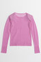 【予約販売】Shoulder Pad Sheer Knit Top/ショルダーパッドシアーニットトップ メゾンスペシャル/MAISON SPECIAL PNK(ピンク)