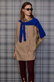 Shoulder Pad Sheer Knit Top/ショルダーパッドシアーニットトップ