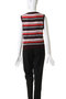Multi-Border Knit Vest/マルチボーダーニットベスト メゾンスペシャル/MAISON SPECIAL