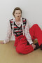 Multi-Border Knit Vest/マルチボーダーニットベスト メゾンスペシャル/MAISON SPECIAL