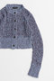 【予約販売】Mesh Slub Compact Cardigan/メッシュスラブコンパクトカーディガン メゾンスペシャル/MAISON SPECIAL