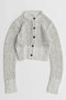 【予約販売】Mesh Slub Compact Cardigan/メッシュスラブコンパクトカーディガン メゾンスペシャル/MAISON SPECIAL WHT(ホワイト)